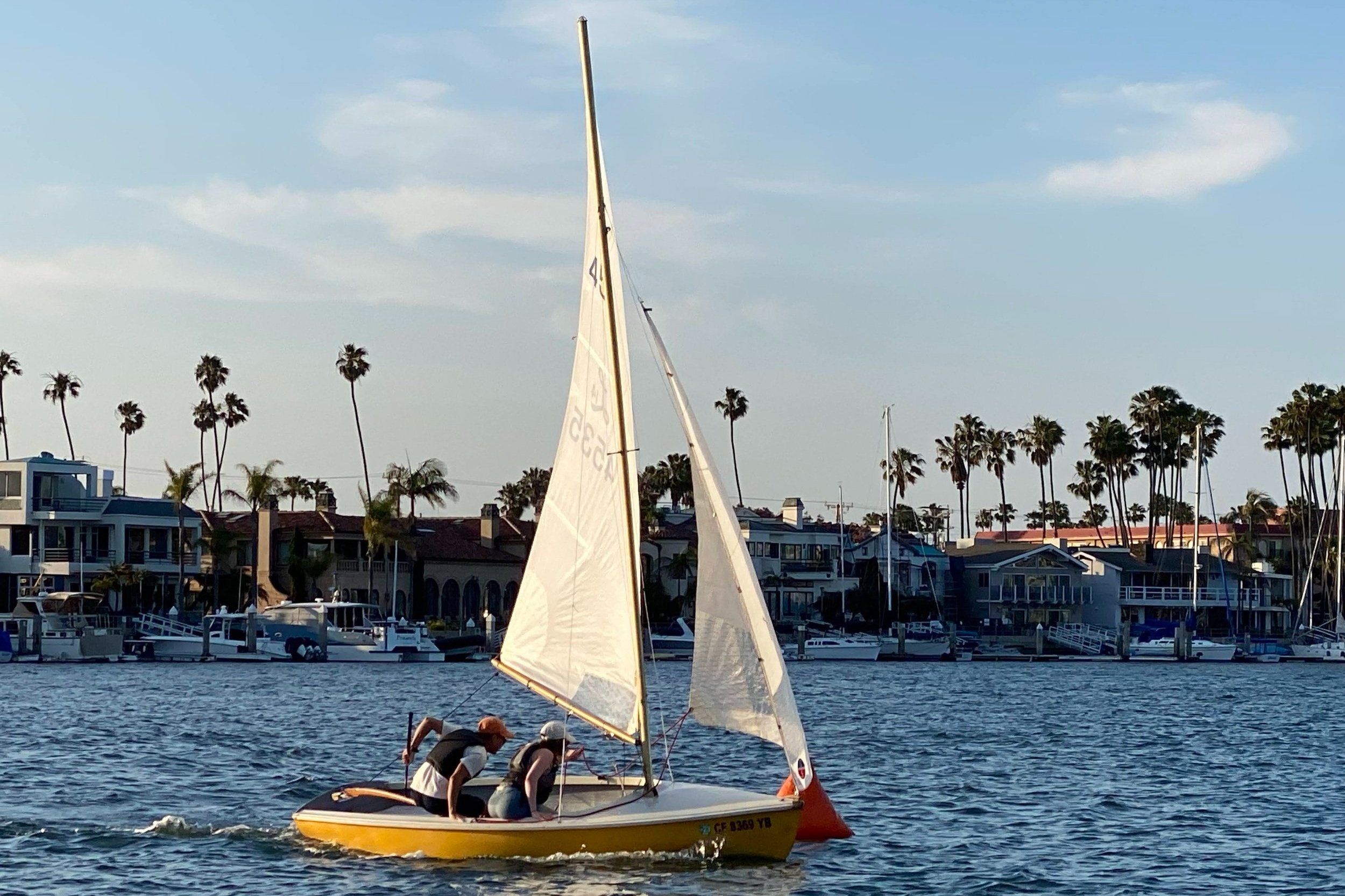 Sailboat on the water