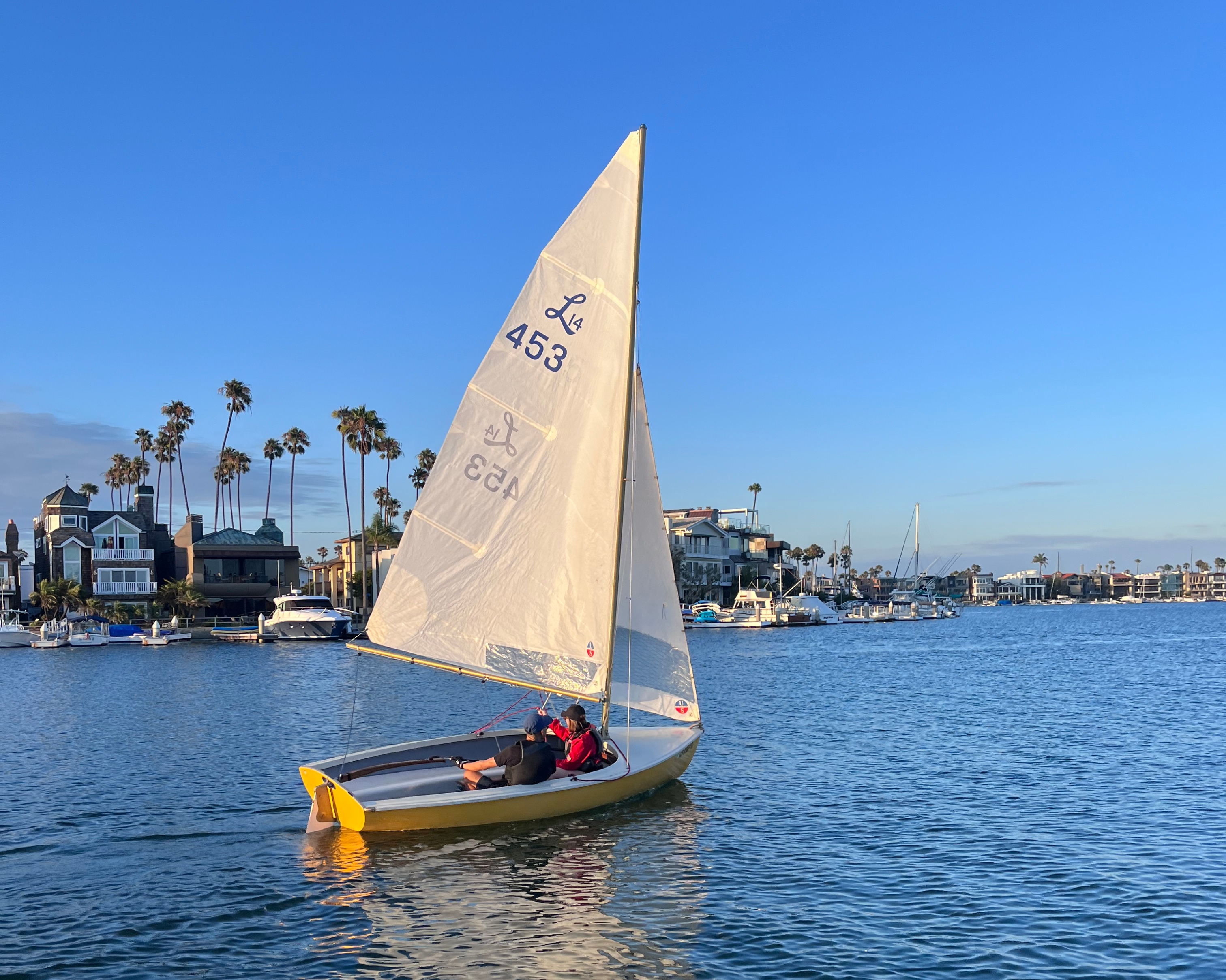 Sailboat on the water