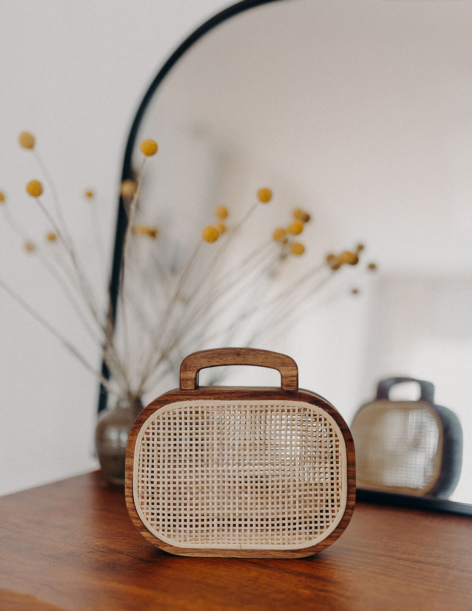 Wooden purse photo